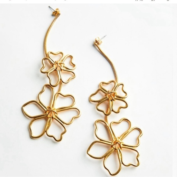 ✨Zara Floral Drop Earrings ✨🔥✨ - Picture 2 of 3